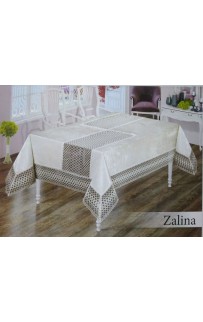 Скатерть EFOR ZALINA PUDRA 160x220 прямоугольная (пудровый)