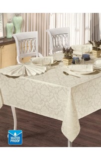 Скатерть EFOR COTTON SET 160*220 прямоугольная кремовый