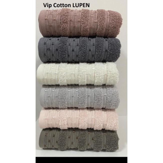 Полотенце Карвен Vip Cotton "Luper" 70*140 1шт.махра Н 3200