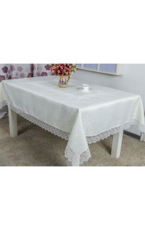 Скатерть "Карвен" жаккард с гипюром 160*260 М 621-4 (Акция)