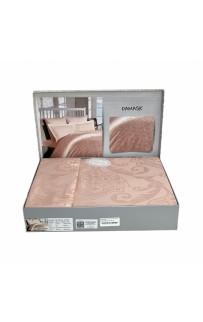 Постельное белье Karven жаккард евро Damask Powder