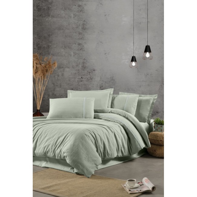 Постельное белье Arya Arya с эффектом Stone Washed 200x220 Minty