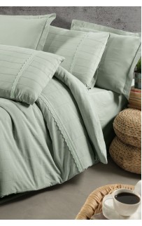 Постельное белье Arya Arya с эффектом Stone Washed 200x220 Minty